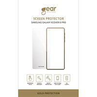 GEAR Glass Prot. Flat Case Friendly 2.5D GOLD Samsung Galaxy Xcover 6 Pro/7/7 Pro