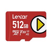 LEXAR Lexar microSDXC PLAY UHS-I/A2/U3 R205/W140 (V30) 512GB