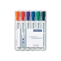 STAEDTLER STAEDTLER Lumocolor - markering - svart, röd, blå, grön, orange, violett (paket om 6)