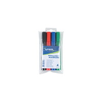 Lyreco Märkpenna LYRECO 1-5mm sort färger 4/fp
